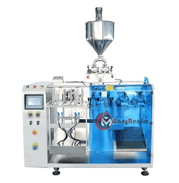 Double-Pouch Mini Doypack Packing Machine for Liquid